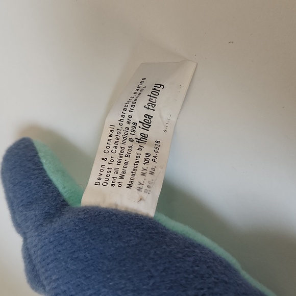 Vintage Quest for Camelot Two Headed Dragon Plush Devon Cornwall Stuffed Animal - Picture 6 of 6